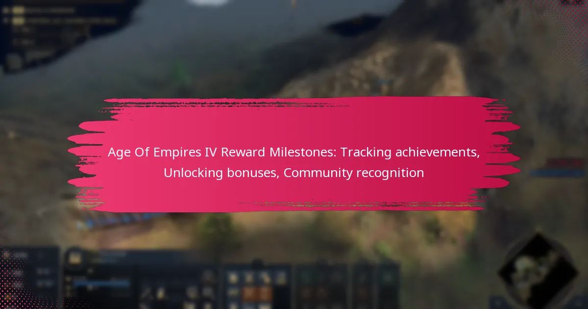 Age Of Empires IV Reward Milestones: Tracking achievements, Unlocking bonuses, Community recognition