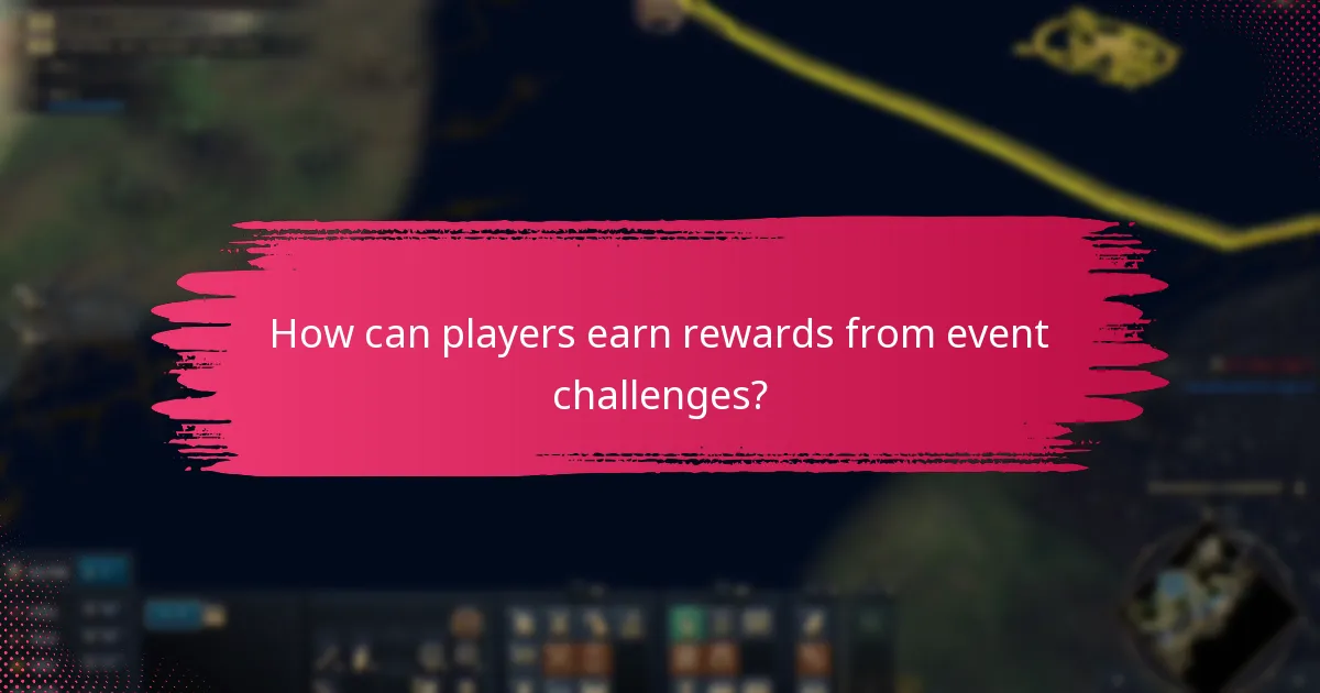 What types of rewards can players earn from event challenges?