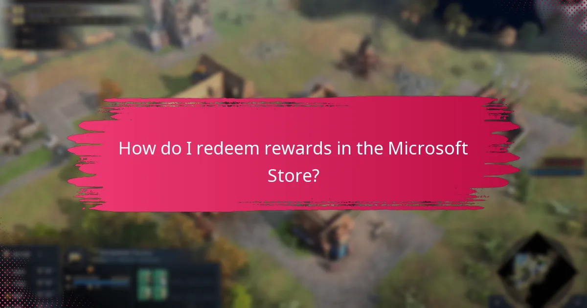 How do I manage my Microsoft Store Rewards account?