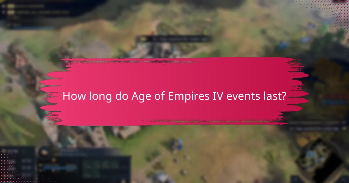 What are the reward tiers in Age of Empires IV events?