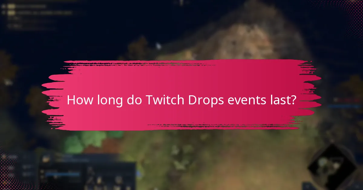 Which streams are participating in the upcoming Twitch Drops events?