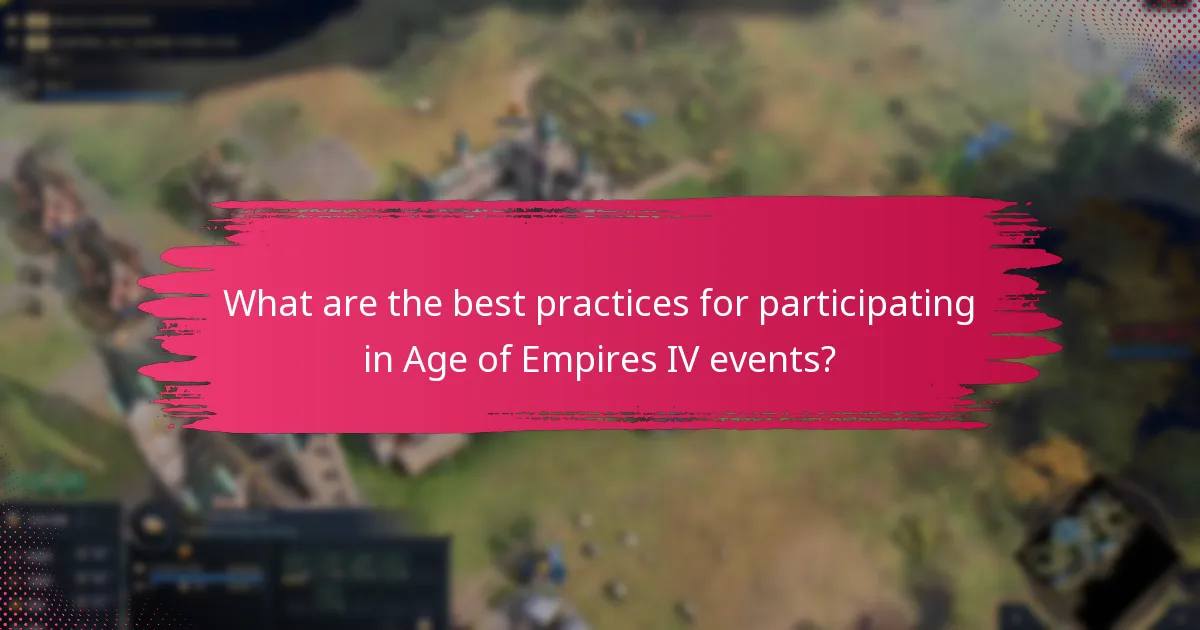 How long do Age of Empires IV events last?