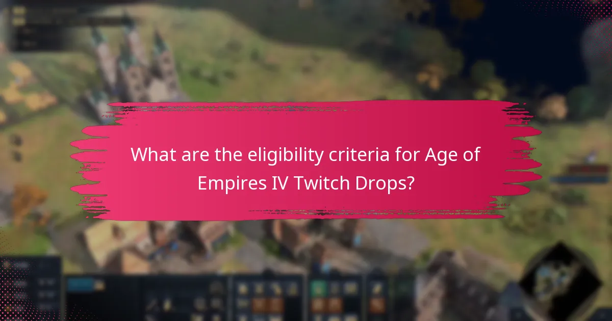 How do Age of Empires IV Twitch Drops compare to other games?